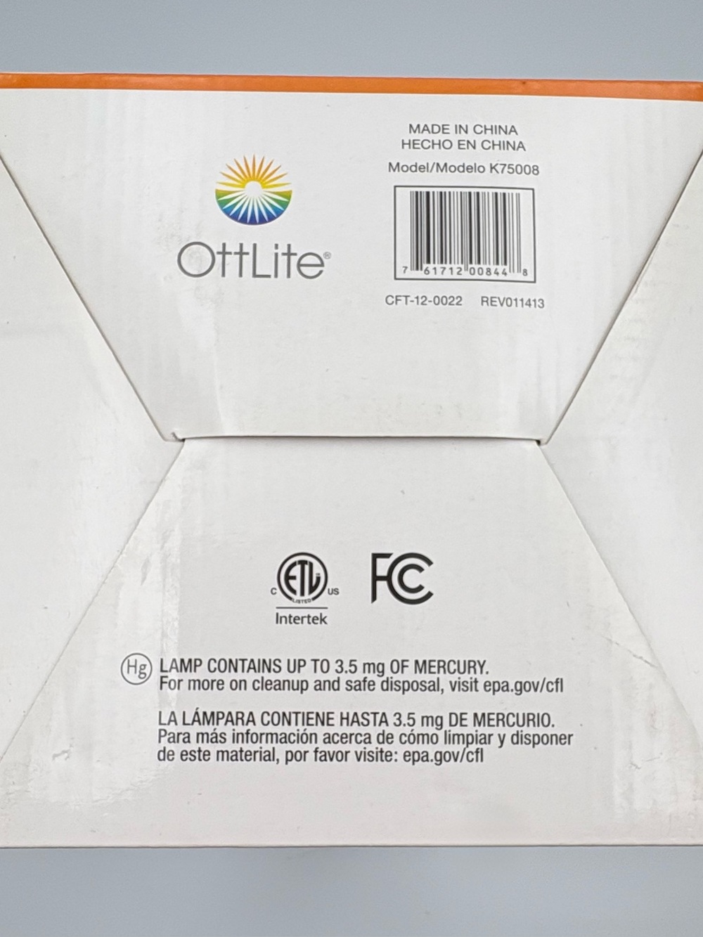 OTTLITE 13W Wing Shade Clip-on Table Lamp with Bulb NIB - Picture 7 of 7